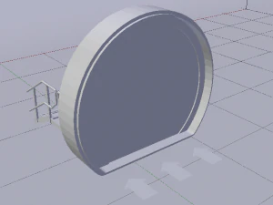 Sci-Fi Door 3D Model