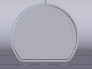 Sci-Fi Door 3D Model