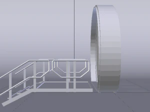 Sci-Fi Door 3D Model