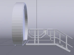 Sci-Fi Door 3D Model