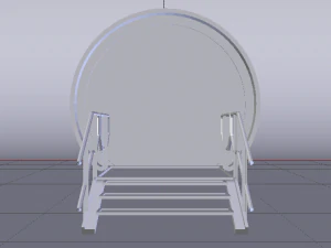 Sci-Fi Door 3D Model