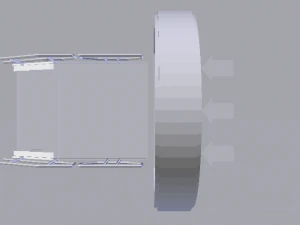 Sci-Fi Door 3D Model