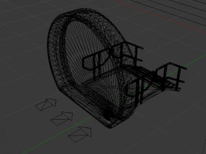 Sci-Fi Door 3D Model