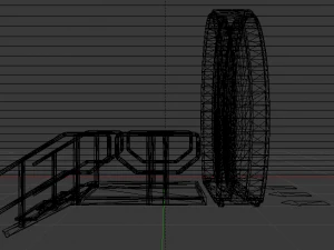 Sci-Fi Door 3D Model