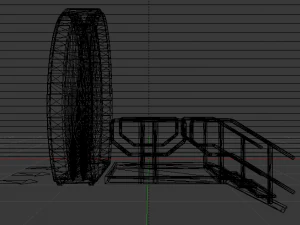 Sci-Fi Door 3D Model