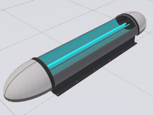 Sci-Fi Bridge 3D Model