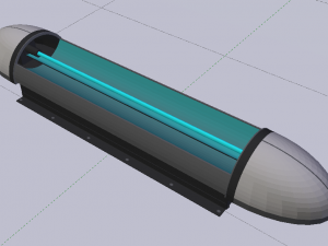 Sci-Fi Bridge 3D Model