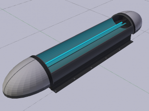 Sci-Fi Bridge 3D Model