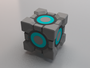 Portal Cube 3Dモデル