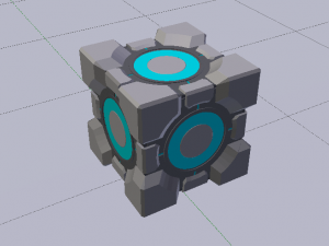 Portal Cube 3Dモデル