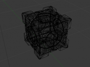 Portal Cube 3Dモデル