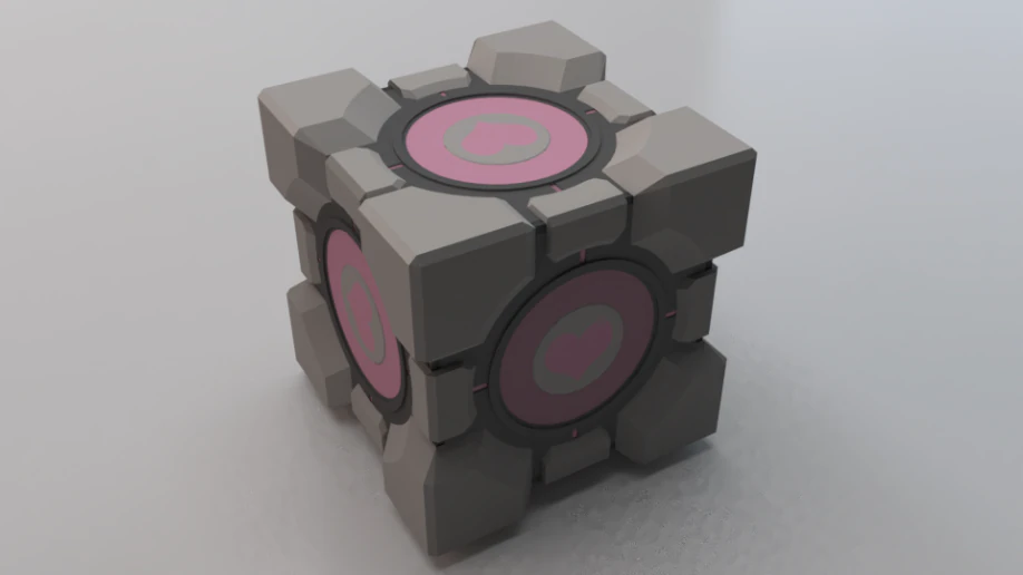 Cube Companion 3D Model .c4d .max .obj .3ds .fbx .stl .blend 