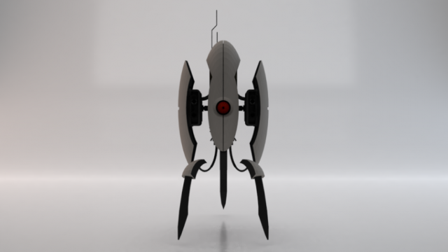 Sci-Fi Turret Model 3D .c4d .max .obj .3ds .fbx .stl .blend 