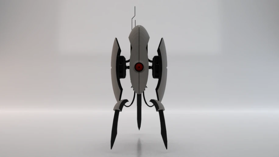 Sci-Fi Turret 3D Model .c4d .max .obj .3ds .fbx .stl .blend 