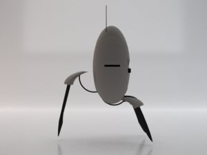 Sci-Fi Turret Model 3D