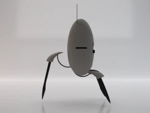 Sci-Fi Turret 3D Model