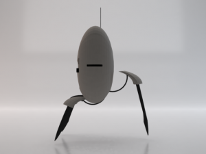 Sci-Fi Turret Model 3D