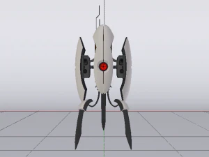 Sci-Fi Turret 3D Model