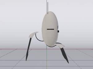 Sci-Fi Turret 3D Model