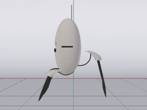 Sci-Fi Turret Model 3D
