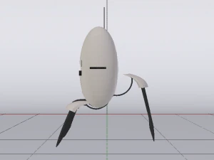 Sci-Fi Turret 3D Model
