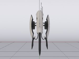 Sci-Fi Turret Model 3D