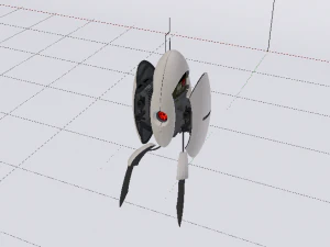 Sci-Fi Turret 3D Model