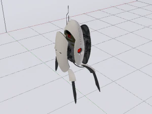 Sci-Fi Turret 3D Model