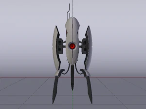 Sci-Fi Turret 3D Model