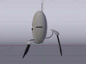 Sci-Fi Turret 3D Model