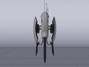 Sci-Fi Turret 3D Model