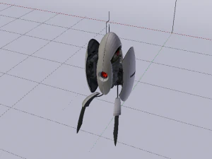 Sci-Fi Turret 3D Model