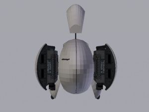 Sci-Fi Turret Model 3D