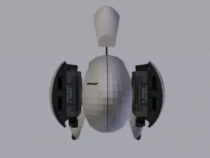 Sci-Fi Turret 3D Model