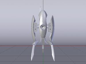 Sci-Fi Turret Model 3D