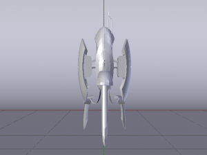 Sci-Fi Turret Model 3D