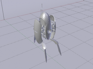 Sci-Fi Turret Model 3D