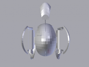 Sci-Fi Turret Model 3D
