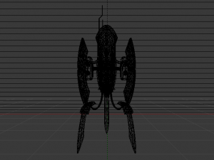 Sci-Fi Turret Model 3D