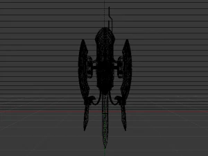 Sci-Fi Turret 3D Model