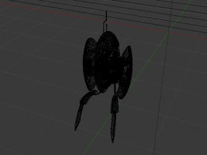 Sci-Fi Turret 3D Model