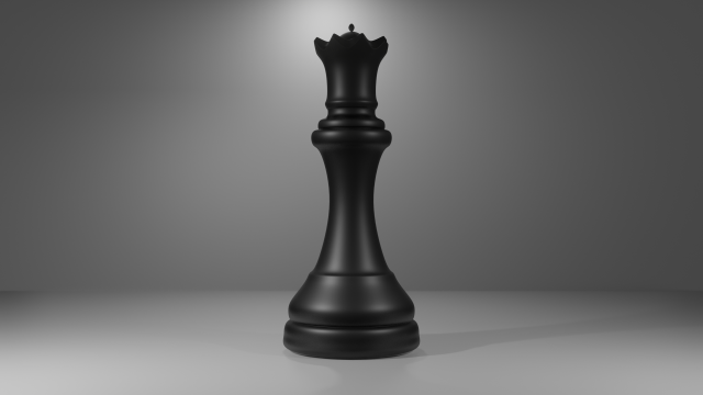 Queen Black - made in Blender 3D Модель .c4d .max .obj .3ds .fbx .stl .blend 