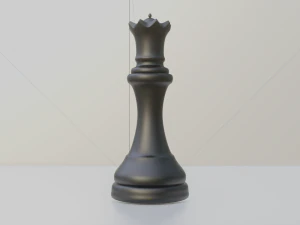 Queen Black - made in Blender 3D Model
