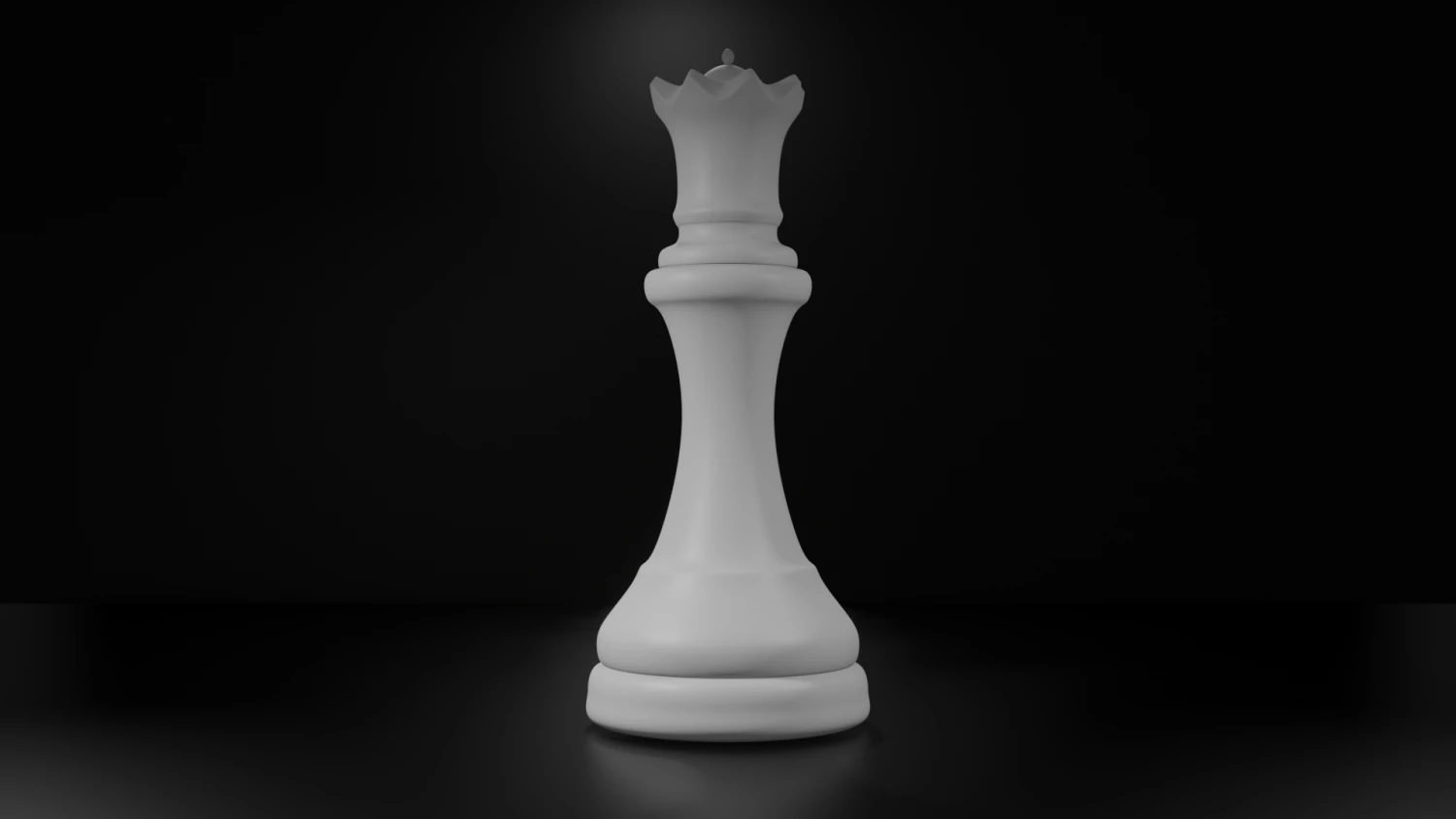 Queen White - made in Blender 3D Model .c4d .max .obj .3ds .fbx .stl .blend 