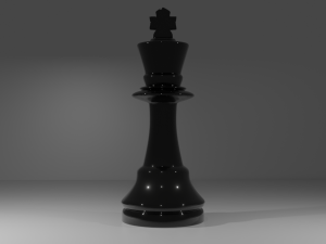 King Black - made in Blender Modelo 3D
