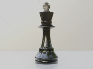 King Black - made in Blender 3D Model