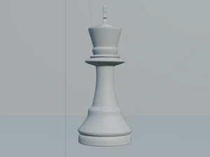 King Black - made in Blender 3D Model