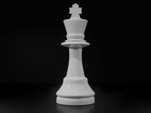 King White - made in Blender 3D Модель