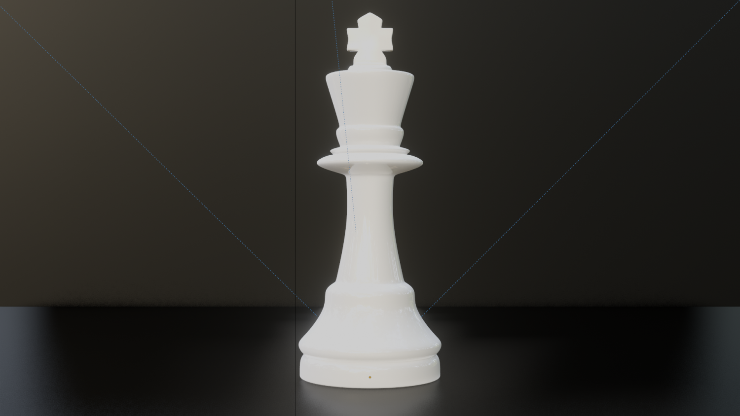King White - Made In Blender 3D Модель In Настольные Игры 3DExport