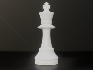 King White - made in Blender 3D 모델